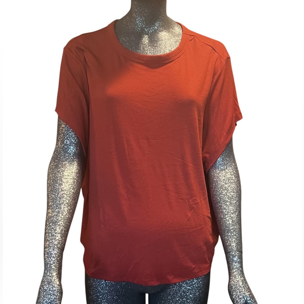 NWOT Old Navy 4x Orange Relax Fitted Crop Top
